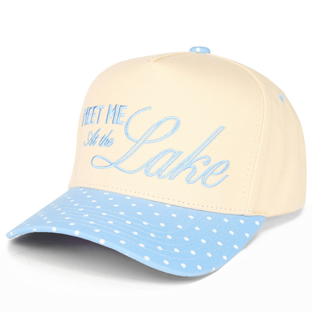 MEET ME AT THE LAKE Two Tone Trucker Hat
