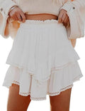 Ladies Ruffle Mini Skirt