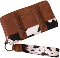 Wrangler Women's Cow Print Wallet with Card Slots
