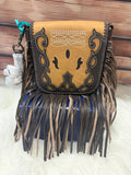 MONTANA WEST BOOT STITCH CROSSBODY