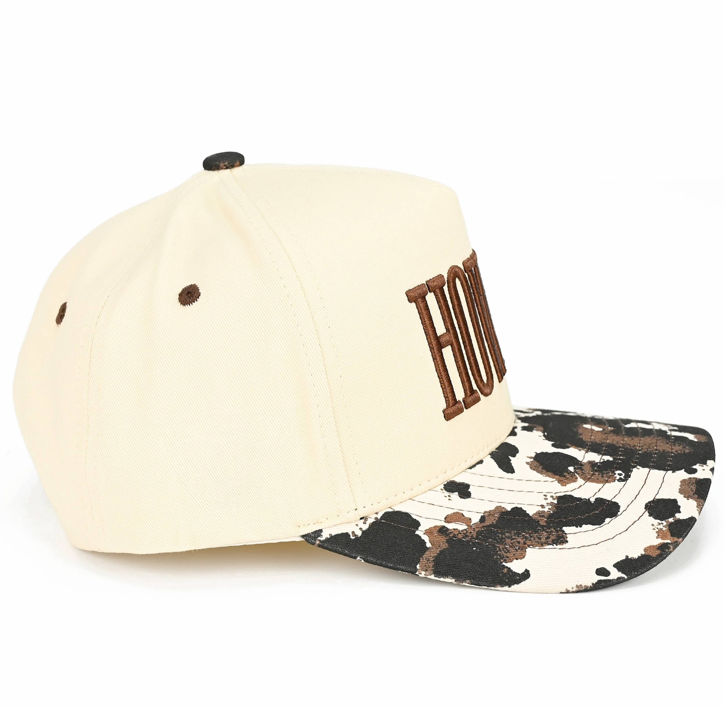 HOWDY Cow Print Trucker Hat