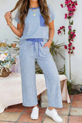Sky Blue Stripes Set