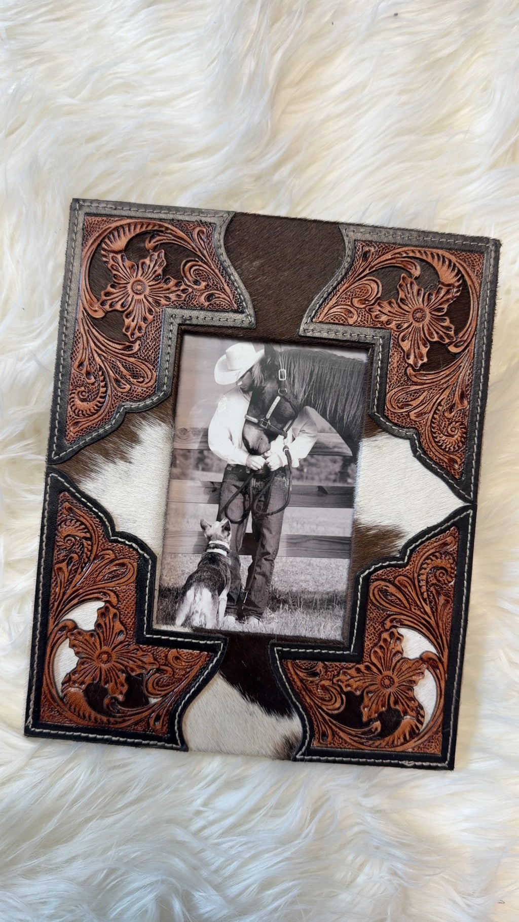 Addlewood Handtooled Leather Photo Frame