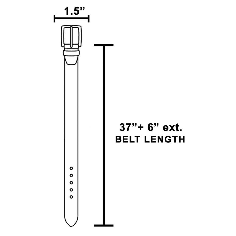 Stone Daisy Concho Chain Belt-Silver