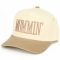 MOMMIN Two Tone Trucker Cap: Beige