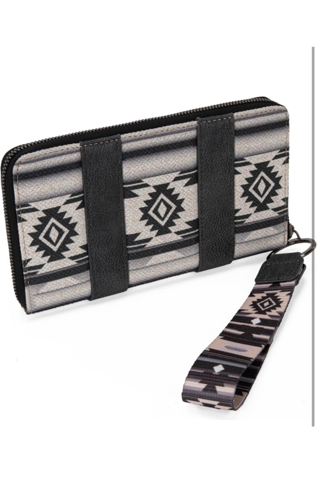 Wrangler Black Aztec Wallet