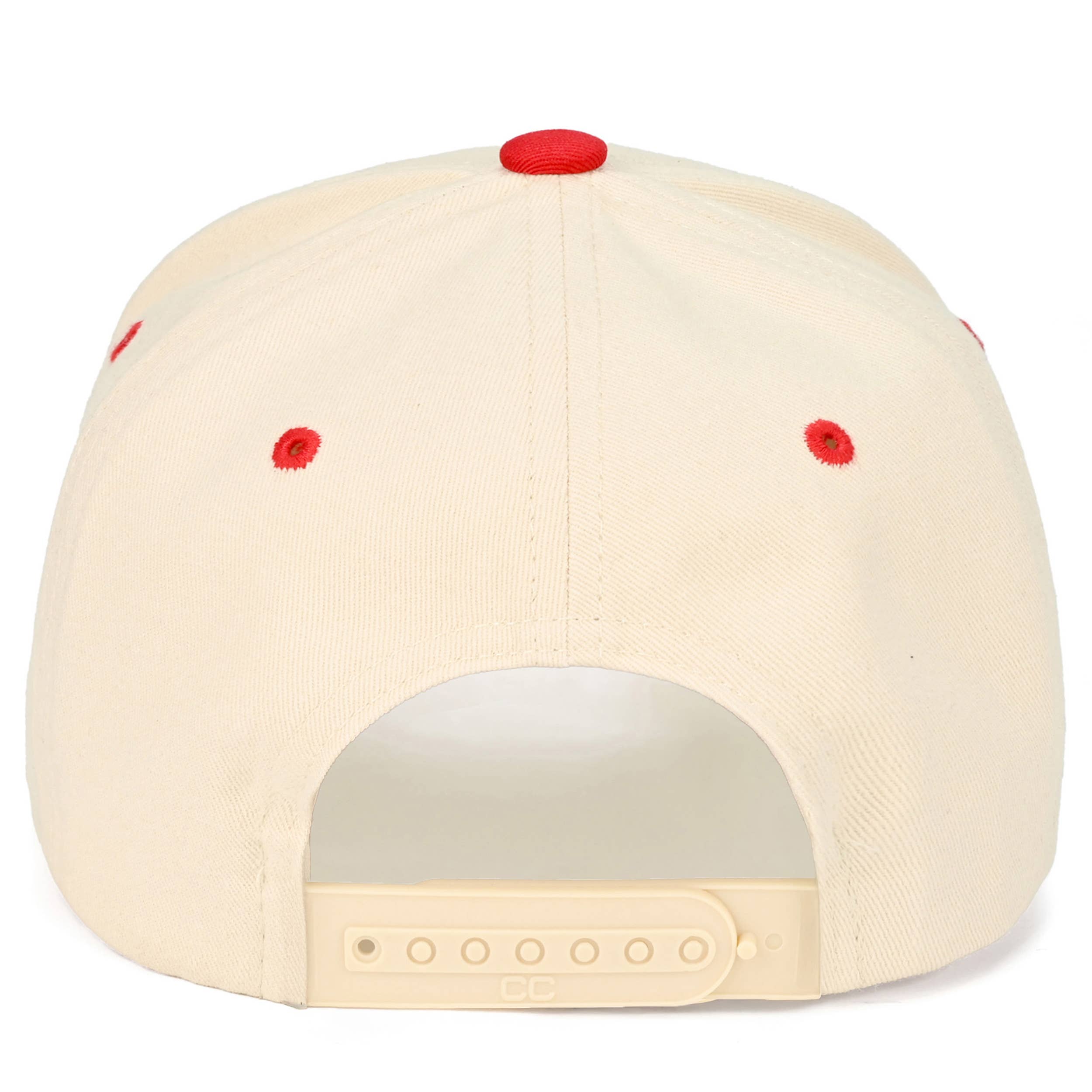 AMERICAN DARLIN' Two Tone Trucker Hat: Red