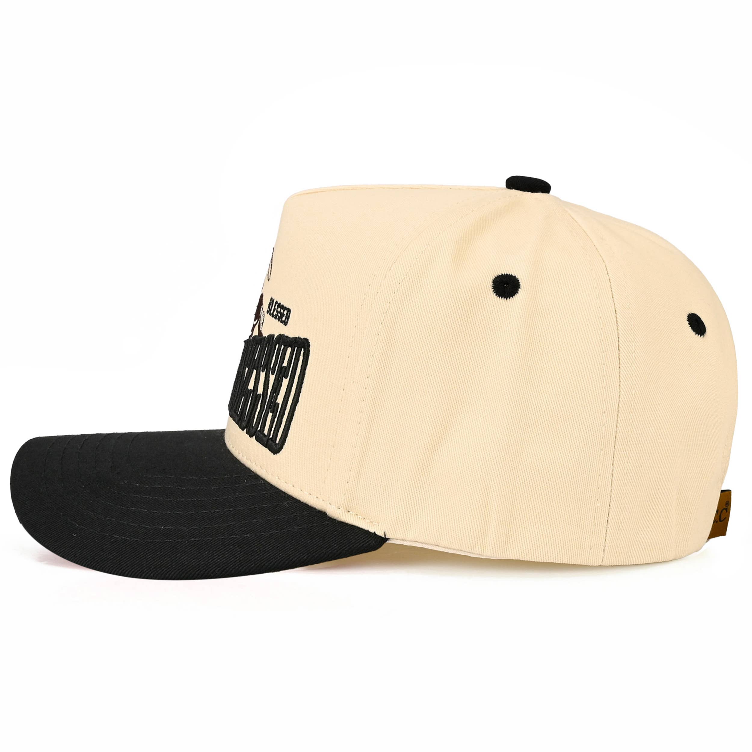 COWBOY OBSESSED Trucker Cap: Black
