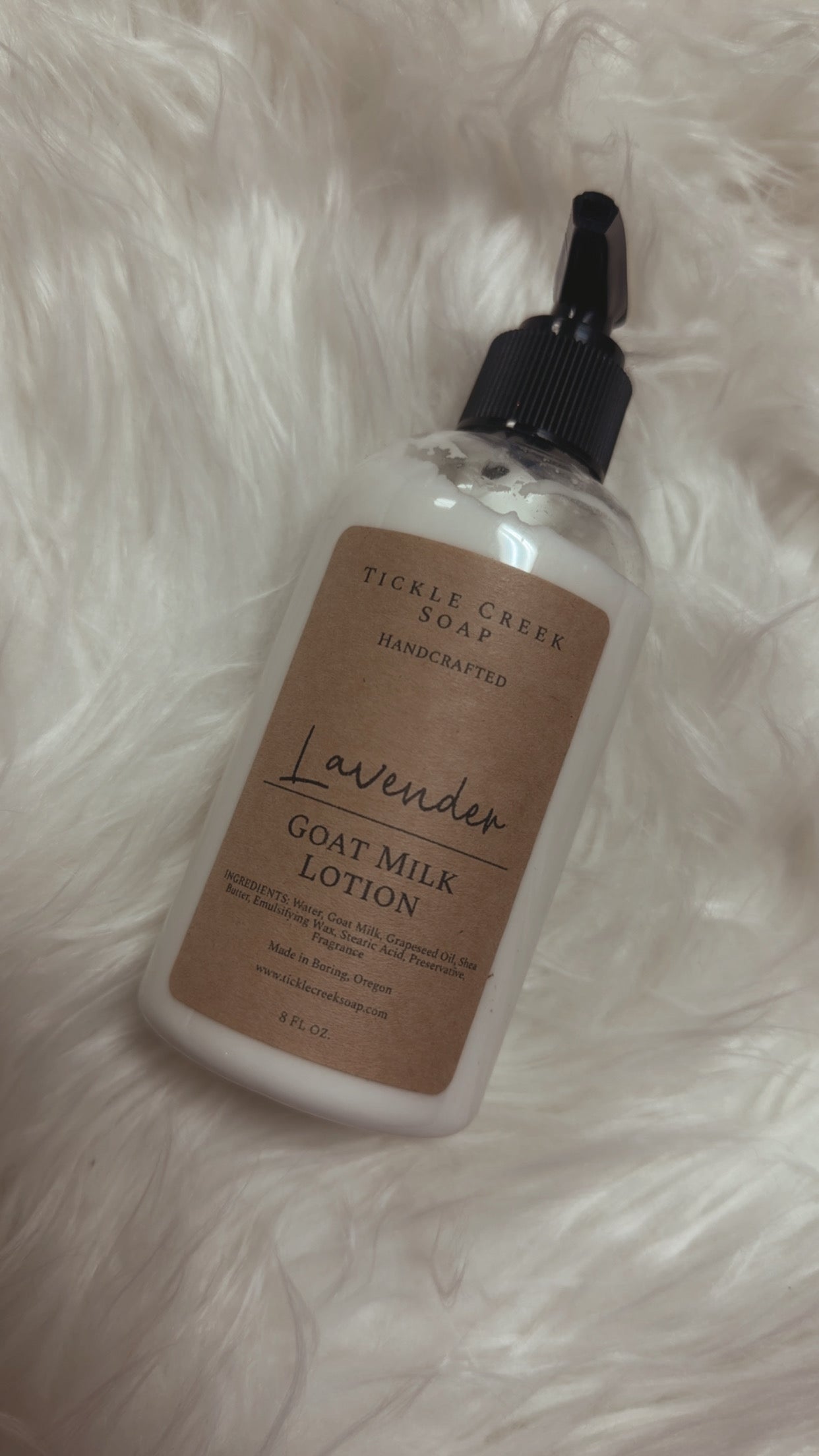 Goat Milk Lotion – Lavender