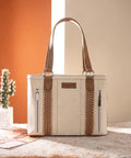 WRANGLER WHIPSTITCH TOTE BAG-BEIGE