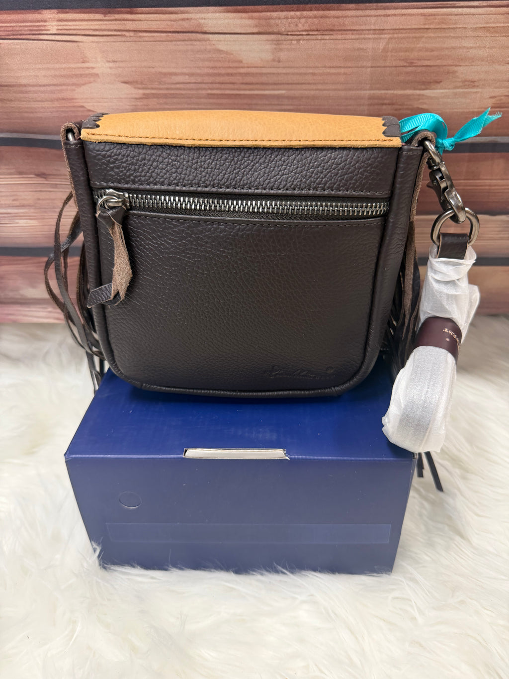 MONTANA WEST BOOT STITCH CROSSBODY
