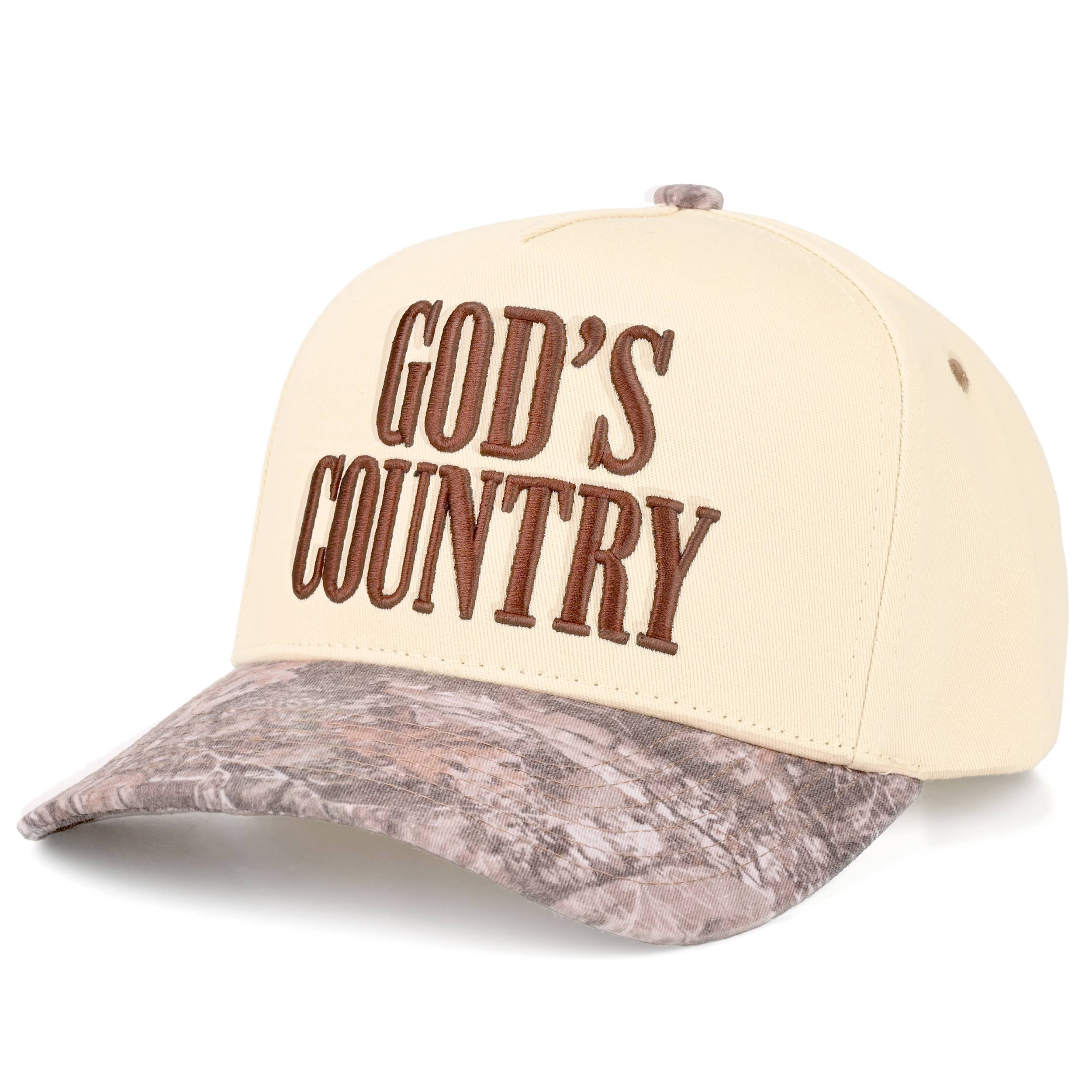 GOD'S COUNTRY Two Tone Trucker Hat