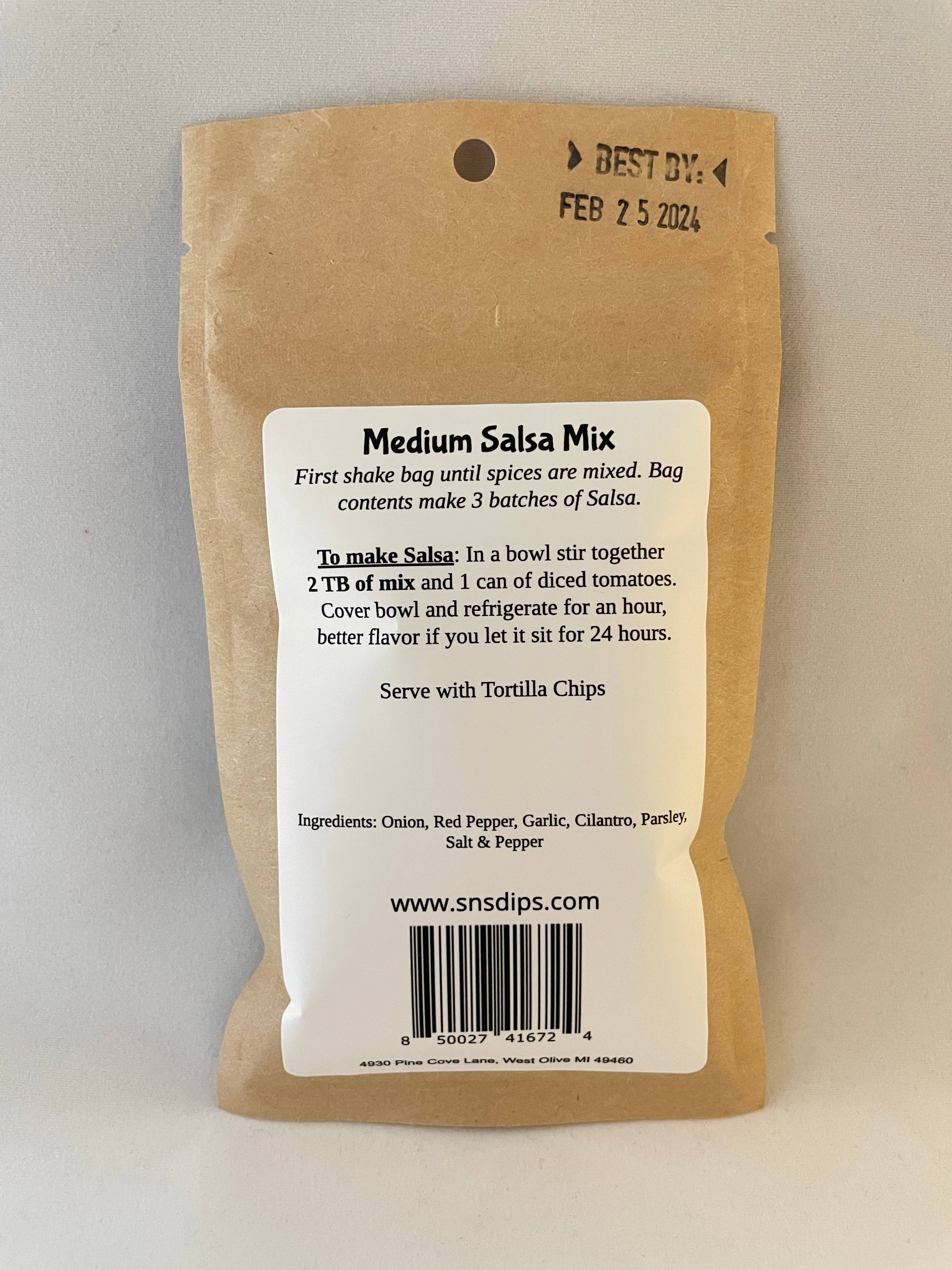 Medium Salsa Mix