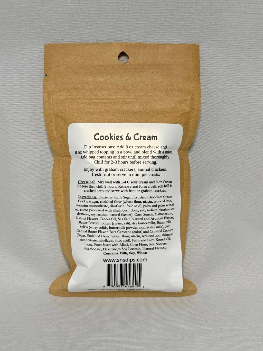 Cookies & Cream Dip Mix